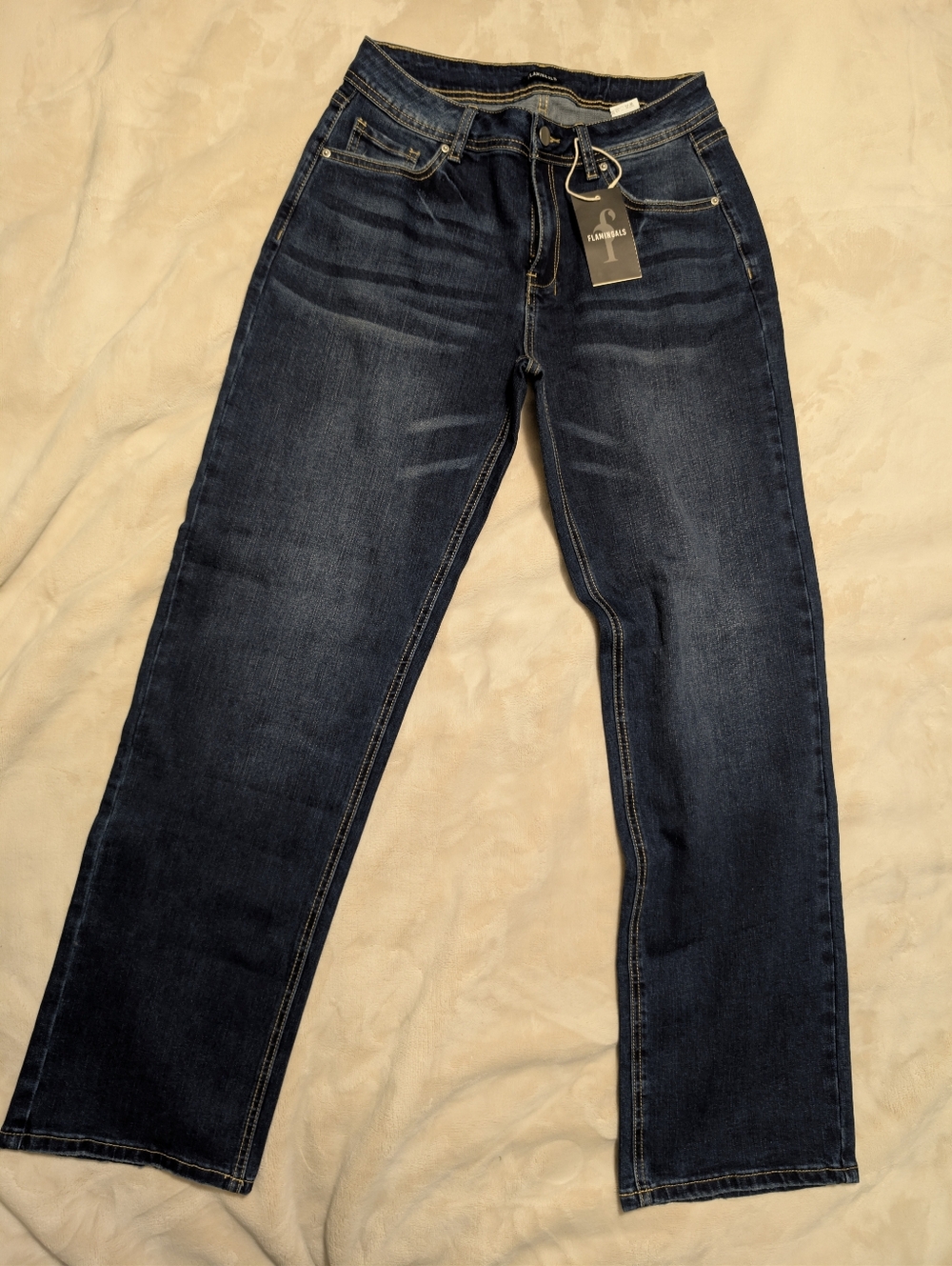 Flamingals Women's Dark Wash Jeans NWT Size Medium